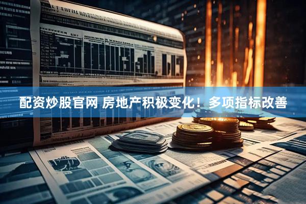 配资炒股官网 房地产积极变化！多项指标改善